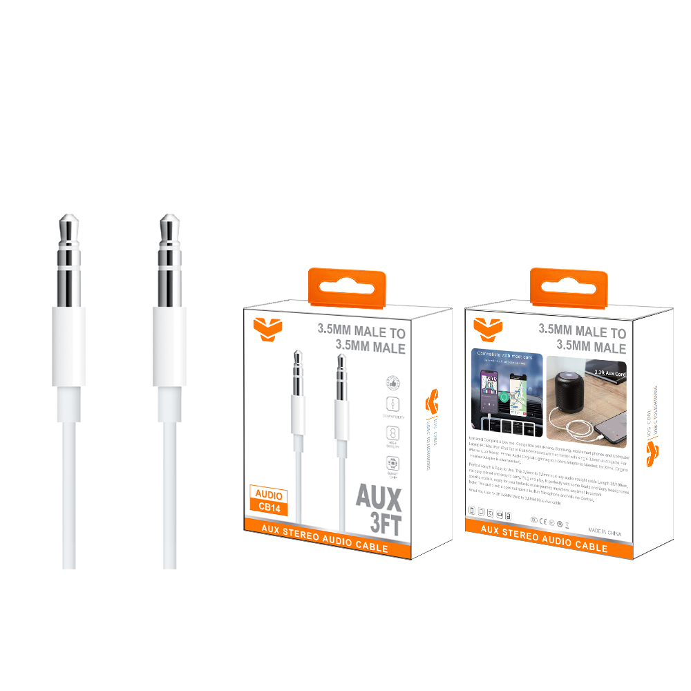 CB14  3.5MM Male to 3.5MM Male Aux Cable