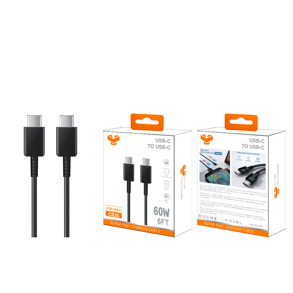 CB26  5A USB-C to USB-C cable 6FT