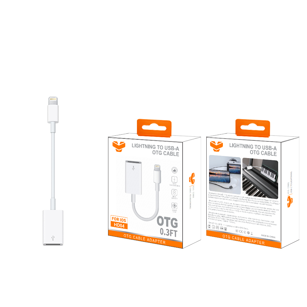 HD04  Lightning to USB-A OTG adapter