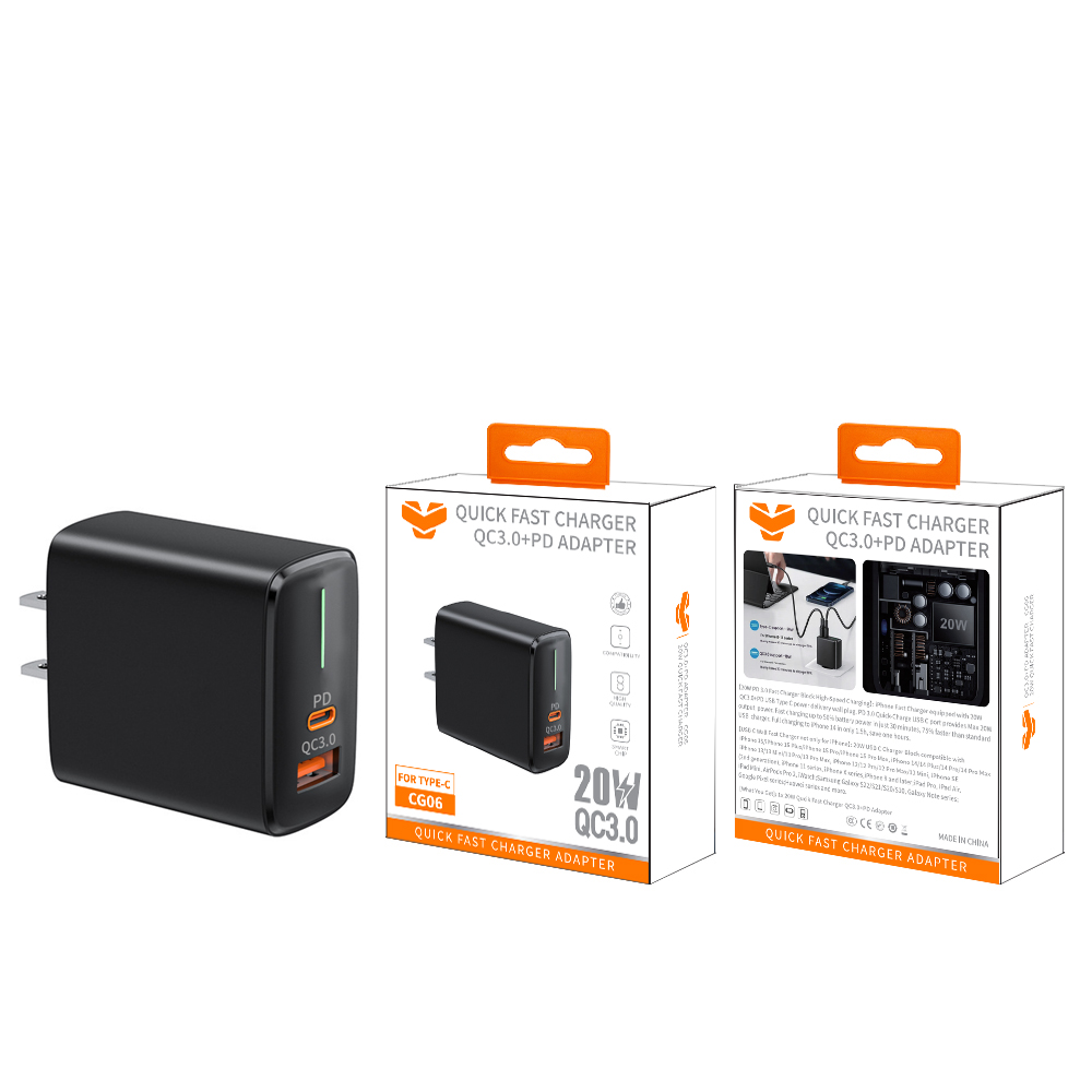 CG06  20W QC3.0+PD wall charger