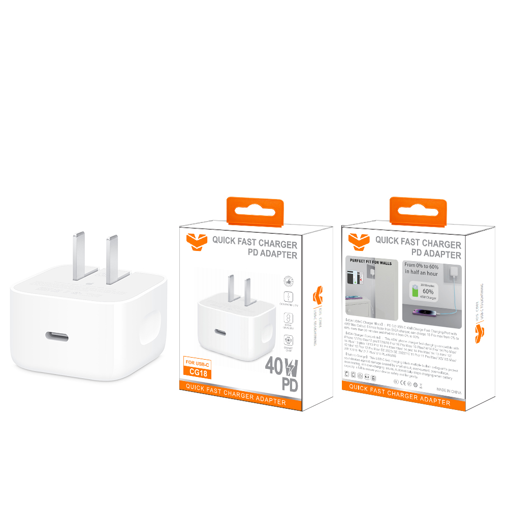 CG18  40W PD Wall charger