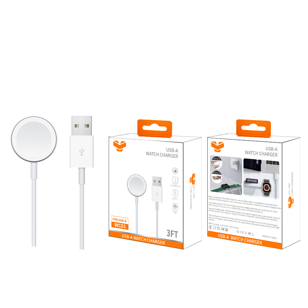WC01  wireless charger USB-A for Apple watch