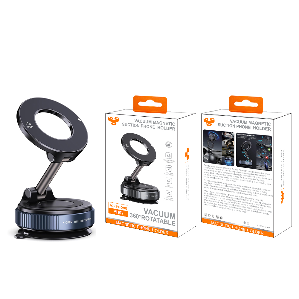 PH07  Vacuum magnetic Suction Phone holder