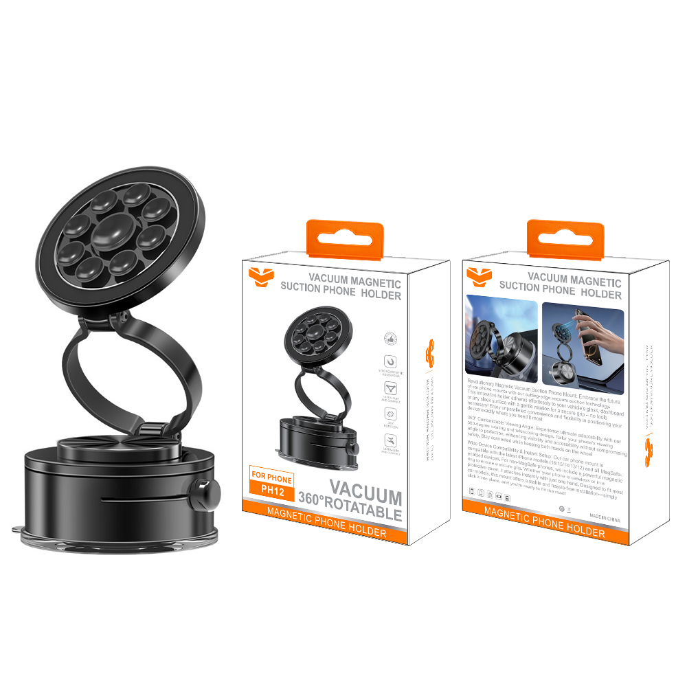 PH12  Vacuum magnetic Suction Phone holder
