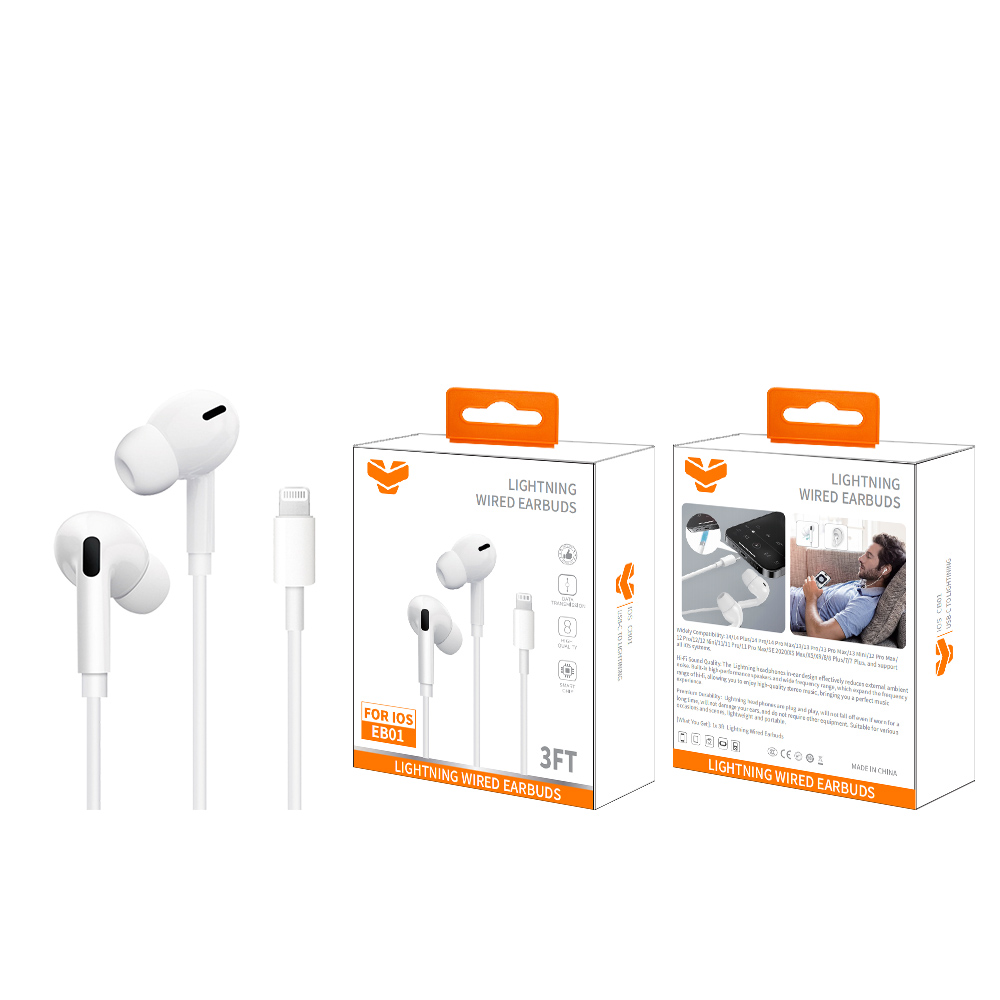 EB01  Lightning wired earbuds