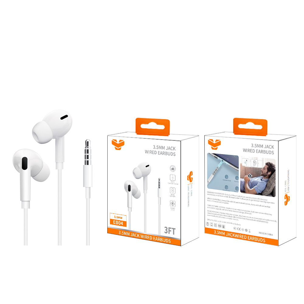 EB04  JACK 3.5MM wired earbuds