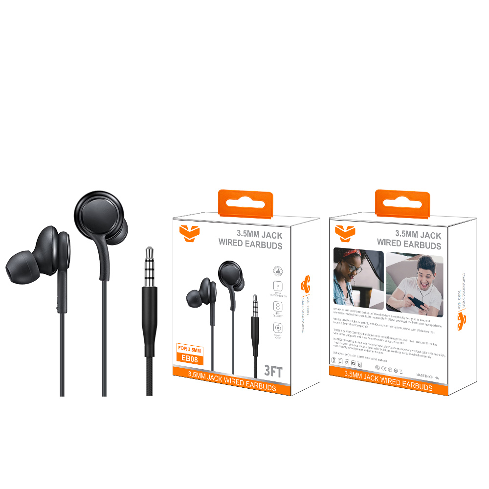 EB08  JACK 3.5MM wired earbuds